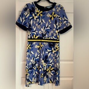 Draper James Bellamy Floral Persley Ponte Dress
